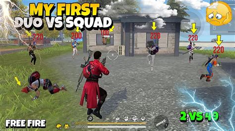 My First Duo Vs Squad Crazy Gameplay 2 Vs 49 Garena Free Fire