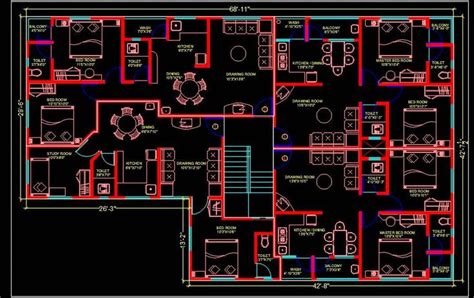 Autocad House Plans Dwg