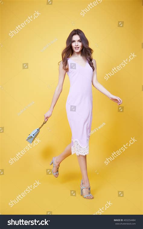 Beautiful Glamour Sexy Woman Dark Brunette Stock Photo Shutterstock