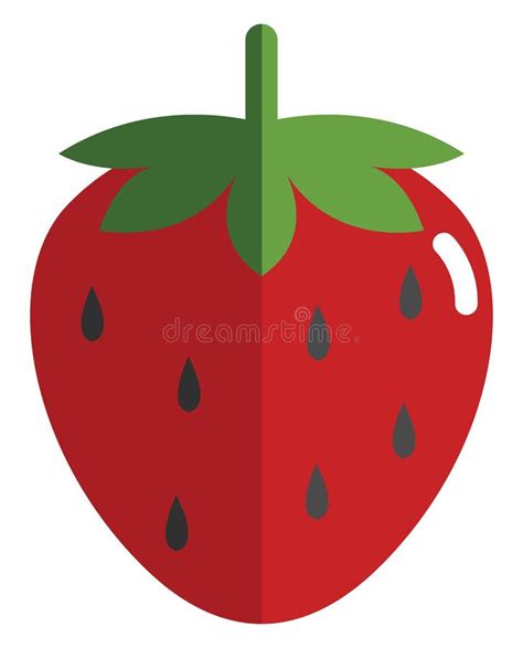 Red Strawberry Icon Stock Vector Illustration Of Summer 259783892