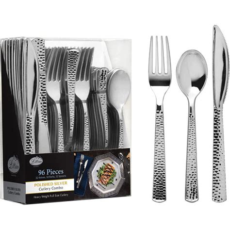 NicoleFantiniCollection Nicole Fantini 96 Piece Plastic Cutlery Set