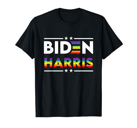 Joe Biden Kamala Harris Rainbow Gay Pride LGBT Election T Shirt Walmart