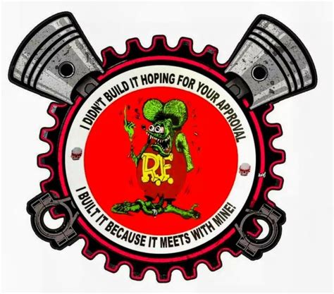 Pack Rat Rod Hot Rod Rat Fink Motorcycle Vintage Racing Tools Guns Stickers Ebay