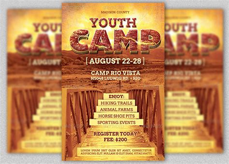 Youth Camp Flyer Template