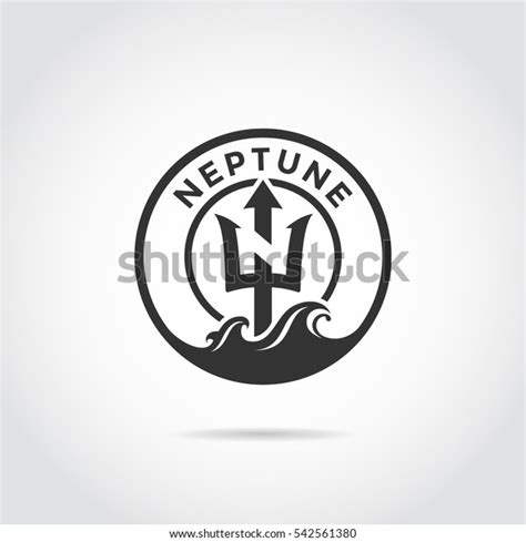 Neptune Template Logo Design Circle Shape Stock Vector (Royalty Free ...