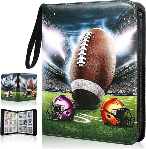 Football Card Binder 900 Pockets Yegyalm 9 Pocket Trading