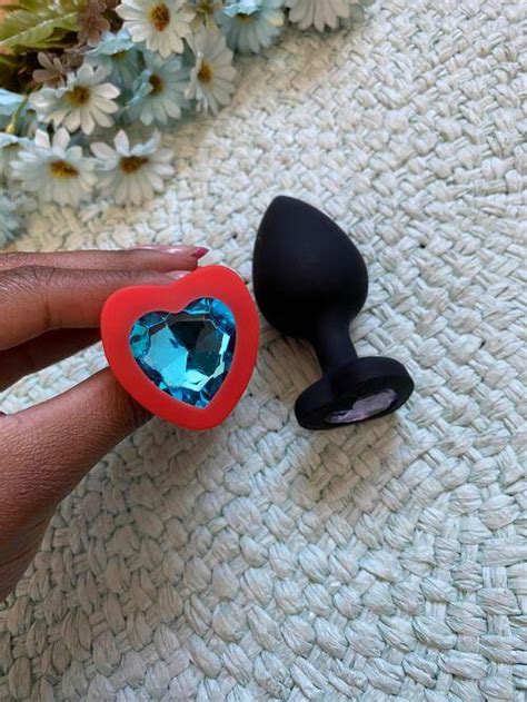 Comprar Plug Anal de Coração em Silicone Tamanho G Viver de Lingerie