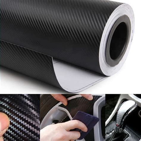 Cmx Cm D Carbon Fiber Vinyl Car Wrap Sheet Roll Car Styling Film