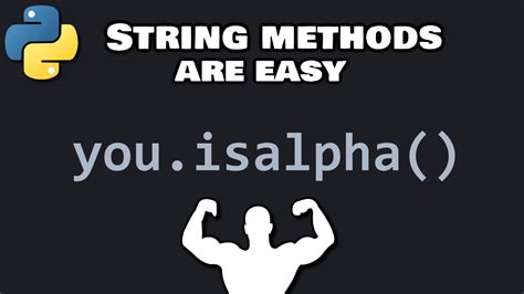 String Methods In Python Are Easy Youtube