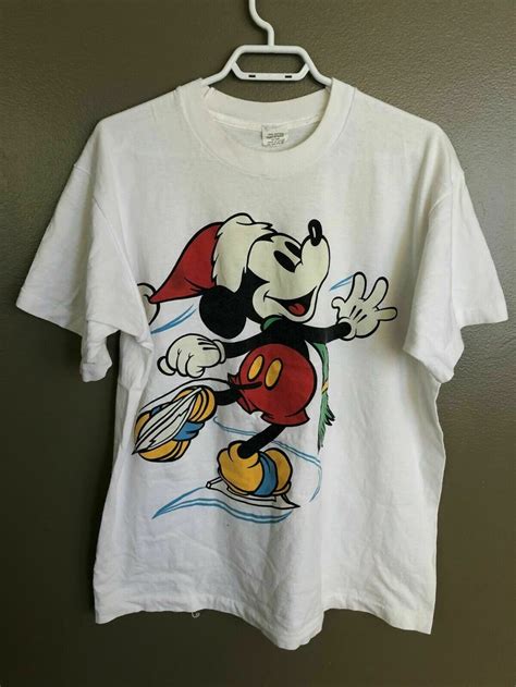 Vintage Single Stitch Mickey Mouse T Shirt Made In USA Unisex Etsy