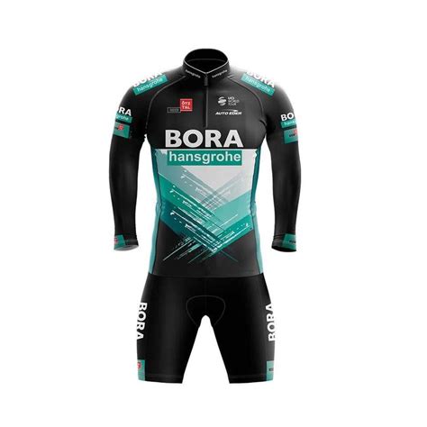 Conjunto Ciclismo Bermuda E Camisa Manga Longa GPX Bora Hansgrohe GPX