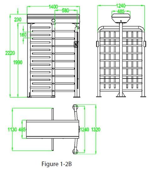 Zkteco Fht Series Full Height Turnstile User Manual