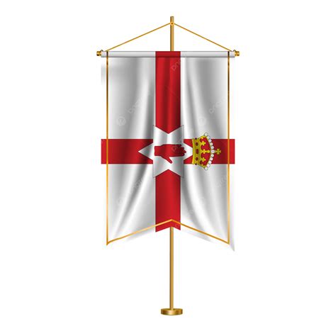 Northern Ireland National Flag With Transparent Vector Northern