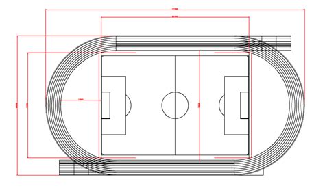 Football Field And Track Dimensions