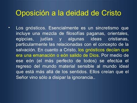 La Deidad De Cristo