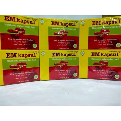 jual em kapsul  kapsulbox shopee indonesia