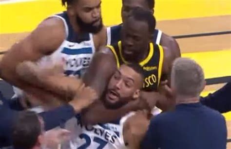 Draymond Green Puts Rudy Gobert In A Chokehold During Warriors