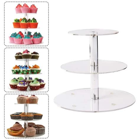 SUPPORT GATEAU Acrylique Support Cupcake Ensemble De D Coration De