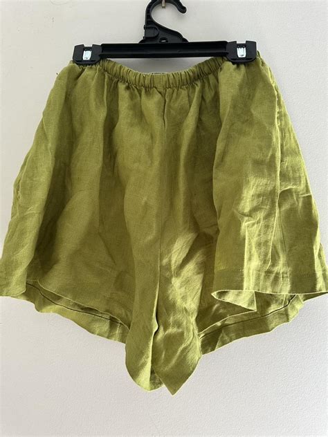 Nude Lucy Desi Linen Short Size M Nudelucy Depop