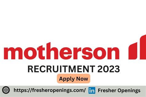 Motherson Off Campus Drive 2023 Hiring As Design Engineer