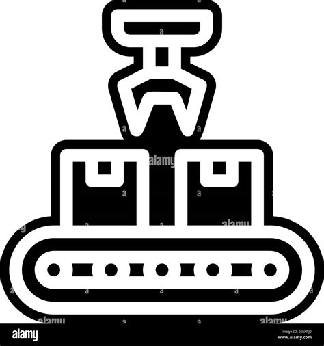 Industry Robot Arm Icon Stock Vector Image And Art Alamy