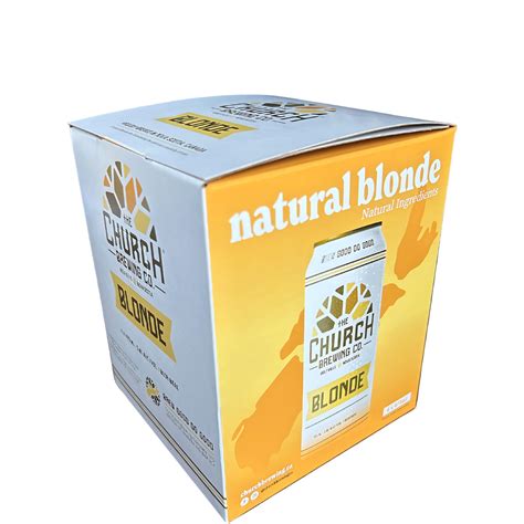 The Church Brewing Co Blonde 4 Pack Cans Newfoundland Labrador Liquor Corporation