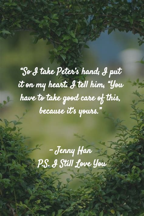 PS I still love you quotes (BOOK by Jenny Han)