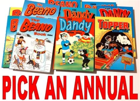 S Beano Dandy Topper Annuals Pick The One You Want