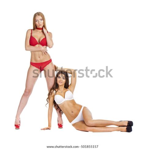 Beautiful Sexy Models Blonde Brunette Women Stock Photo 501855157 Shutterstock