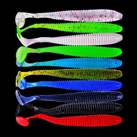 Pc Set Fishing Lures Floating Soft Lure Color Silicon Bait Cm