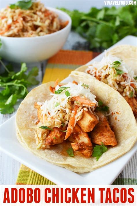 Chicken Adobo Best Adobo Chicken Taco Recipe Viva Veltoro