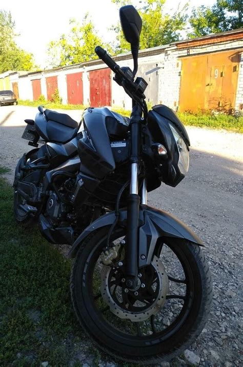 Купить б у Bajaj Pulsar NS карбюратор передач в Рязани чёрный naked bike года на