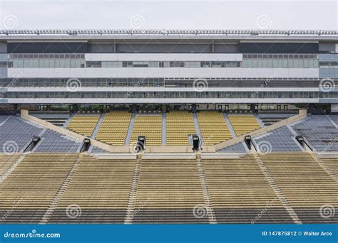 Aerial Views of Ross-Ade Stadium on the Campus of Purdue University ...