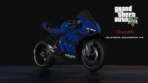 I Installed The Ducati Superleggera V4 Into Gta 5 Youtube