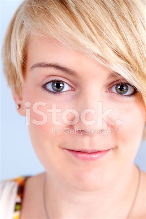 Short Haired Blonde Stock Photo Royalty Free Images Freeimages