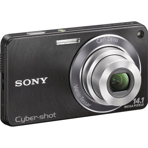 Sony Cyber-shot DSC-W350 Digital Camera (Black) DSCW350/B B&H