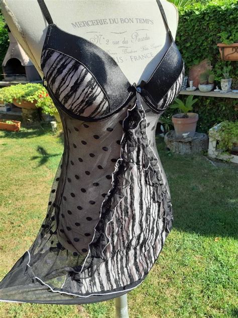 Vintage Corset Sex Chic Burlesque Pink Black Polx Black And Etsy