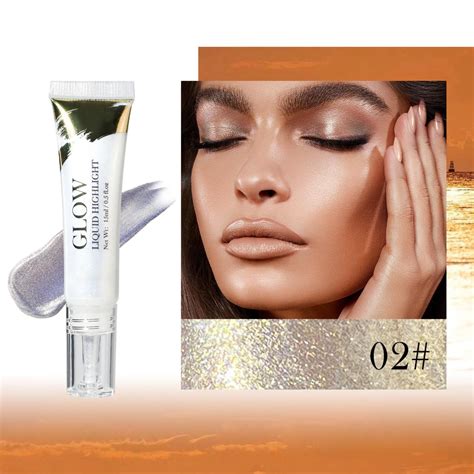 Yizioer Face Serum， Non Greasy Smooth Glow Highlighter Multipurpose
