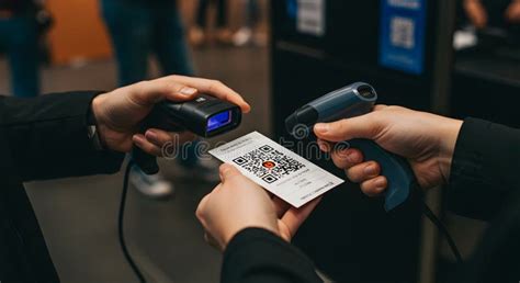 ai generated qr code scanning stock illustration illustration