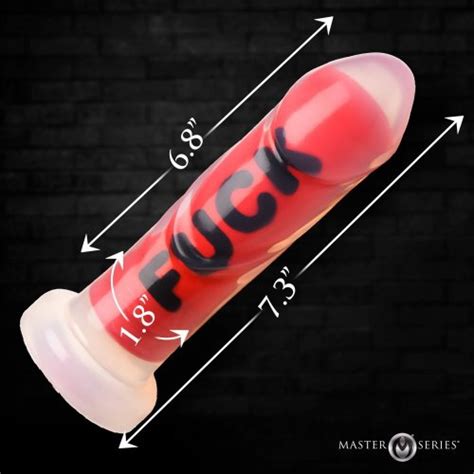 Master Series FUCK Silicone Suction Cup Dildo Sex Toys At Adult Empire