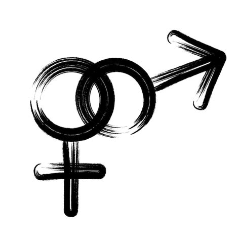 Premium Vector Female And Male Sex Iconsymbol Of Men And Women