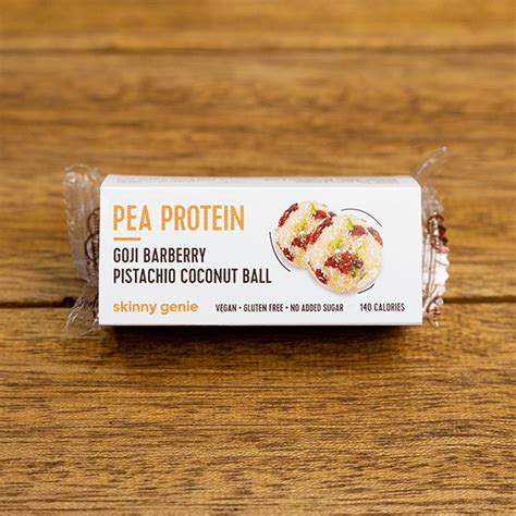 Goji Barberry Pistachio Coconut Pea Protein Balls Protein Balls Dubai