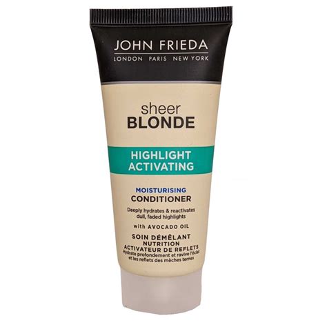 John Frieda Sheer Blonde Moisturising Conditioner Ml Highlight Activating Hair Care From
