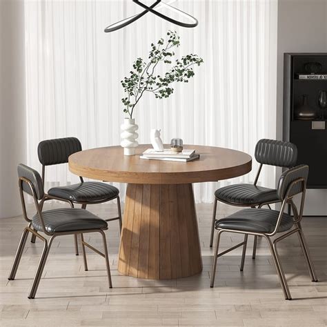 Japandi Mm Mm Extendable Dining Table Seater Walnut Oval