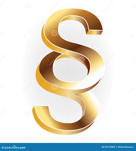 Paragraph Symbol With Hand Cuffs Royalty Free Illustration