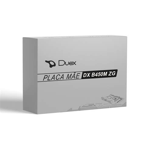Placa Mãe DX B450M ZG M.2 AMD Ryzen AM4 DDR4 DX B450M ZG - Duex