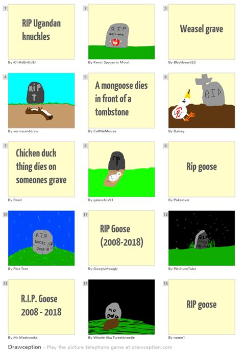 Rip Ugandan Knuckles Drawception