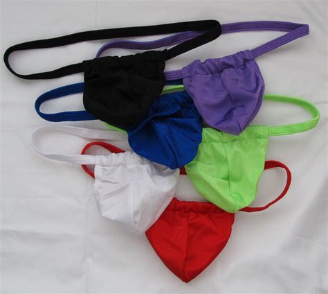 K Hot Sexy Men String Pouch Thong W Built In Snap Loop Ebay
