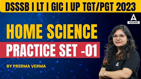 Home Science For Dsssb Lt Gic Up Tgt Pgt Practice Set By