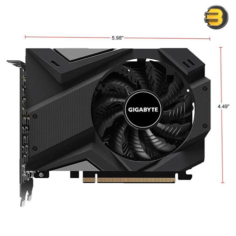 GIGABYTE GTX 1650 4GB GDDR6 PCI Express 3.0 x16 mini-ITX Video Card GV ...